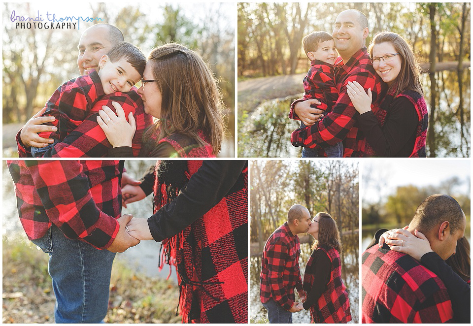 outdoor fall family session at parker rose garden, by plano family photographer